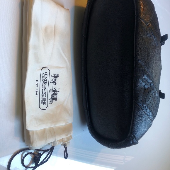 Coach Madison Diagonal Python Purse - Picture 4 of 7